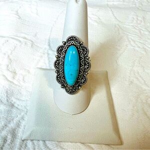 Carolyn Pollack Sterling Turquoise Ring